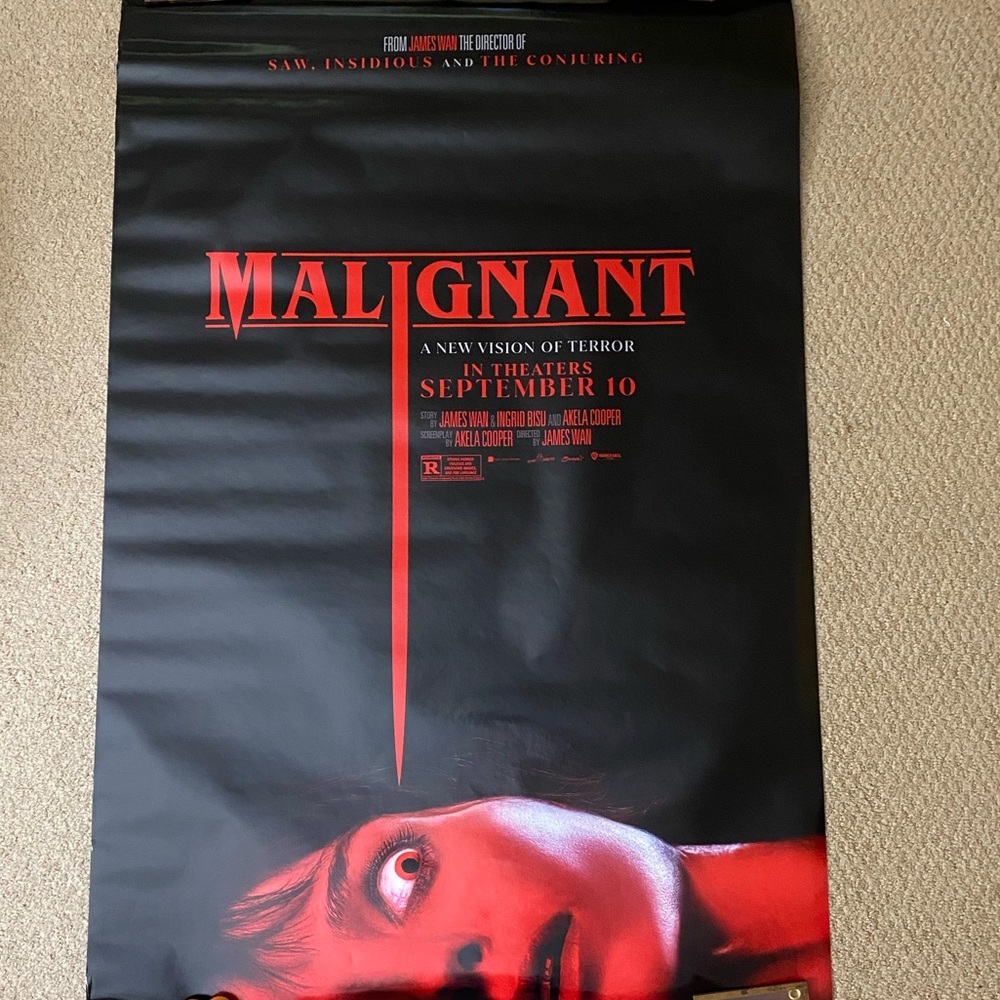 Malignant (2021) Theatrical, Double Sided, Original Movie Poster